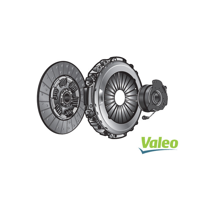 کیت دیسک و صفحه سنگ و بلبرینگ کلاچ والئو fh500 827612 یورو 5