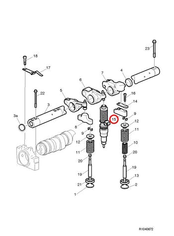 صلیبی پایه شیم سرسیلندر 460و480 FH12 اصلی 20509561 549